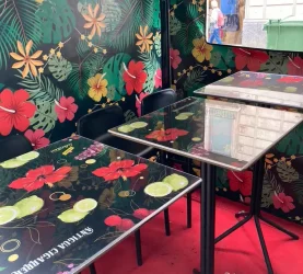 personalizacion de mesas Schweppes